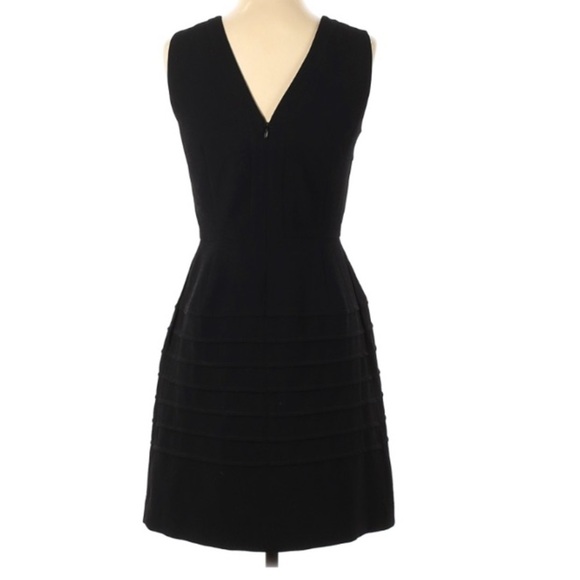 Madewell Little black a line sleeveless tea dress women’s 2 small chic - Picture 3 of 6